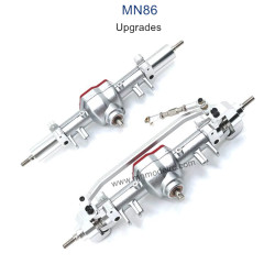 MN MODEL MN86 Upgrade parts Metal Front and Rear Axle Assembly white
