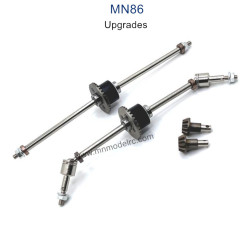 MN MODEL MN86 Upgrade parts Metal Rear and Front Axle Shaft kit