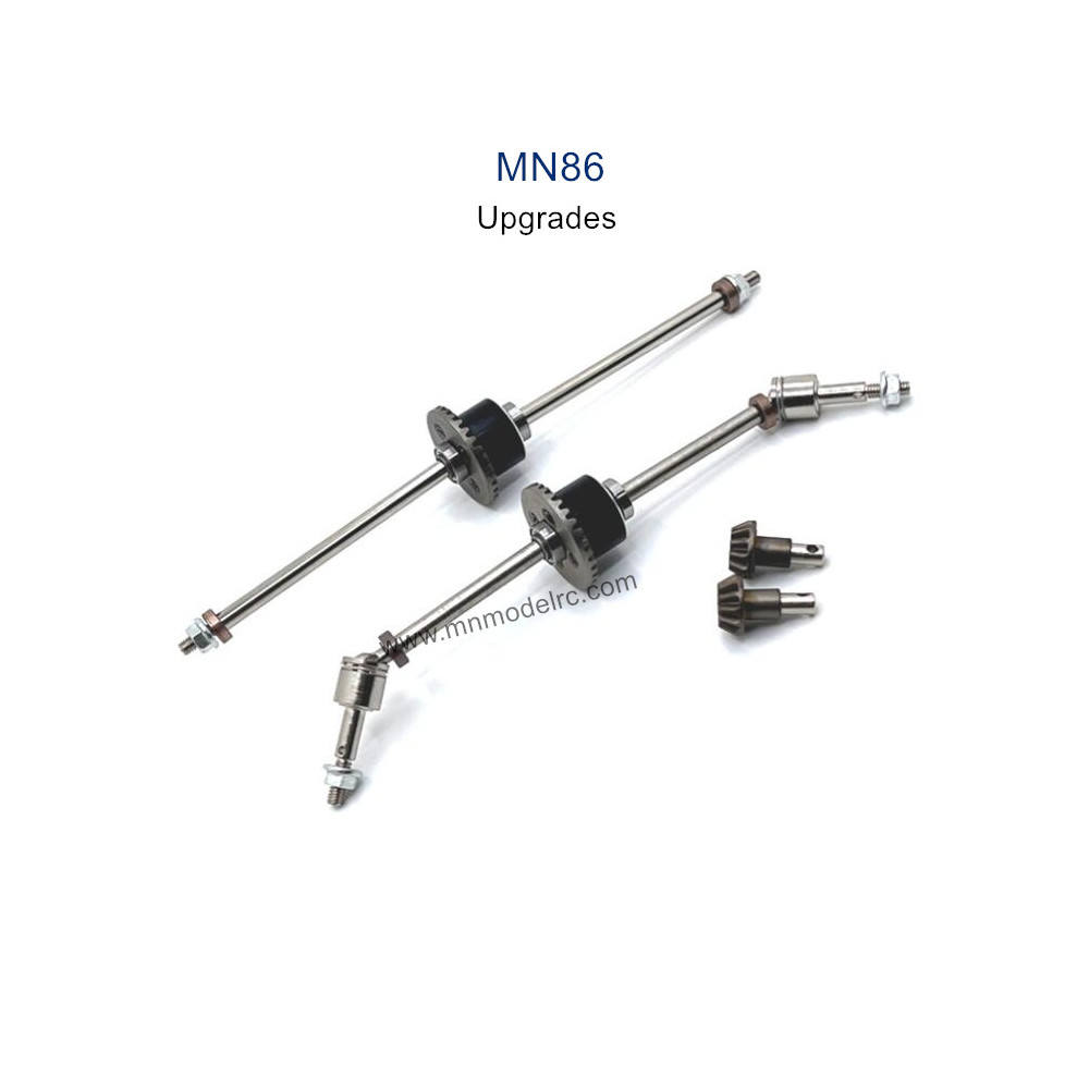 MN MODEL MN86 Upgrade parts Metal Rear and Front Axle Shaft kit