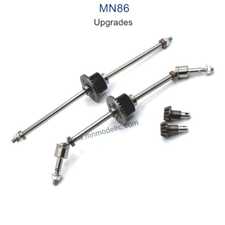 MN MODEL MN86 Upgrade parts Metal Rear and Front Axle Shaft kit