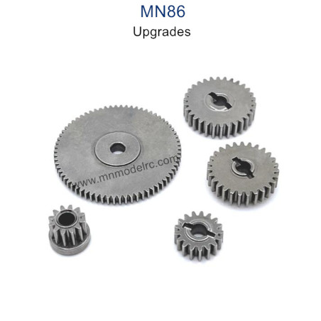 MN MODEL MN86 Upgrade parts Central Rear Gearbox Gear Kit