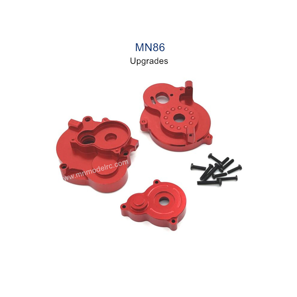 MN MODEL MN86 Upgrade parts Motor Gear Cover red