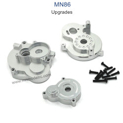 MN MODEL MN86 Upgrade parts Motor Gear Cover silver