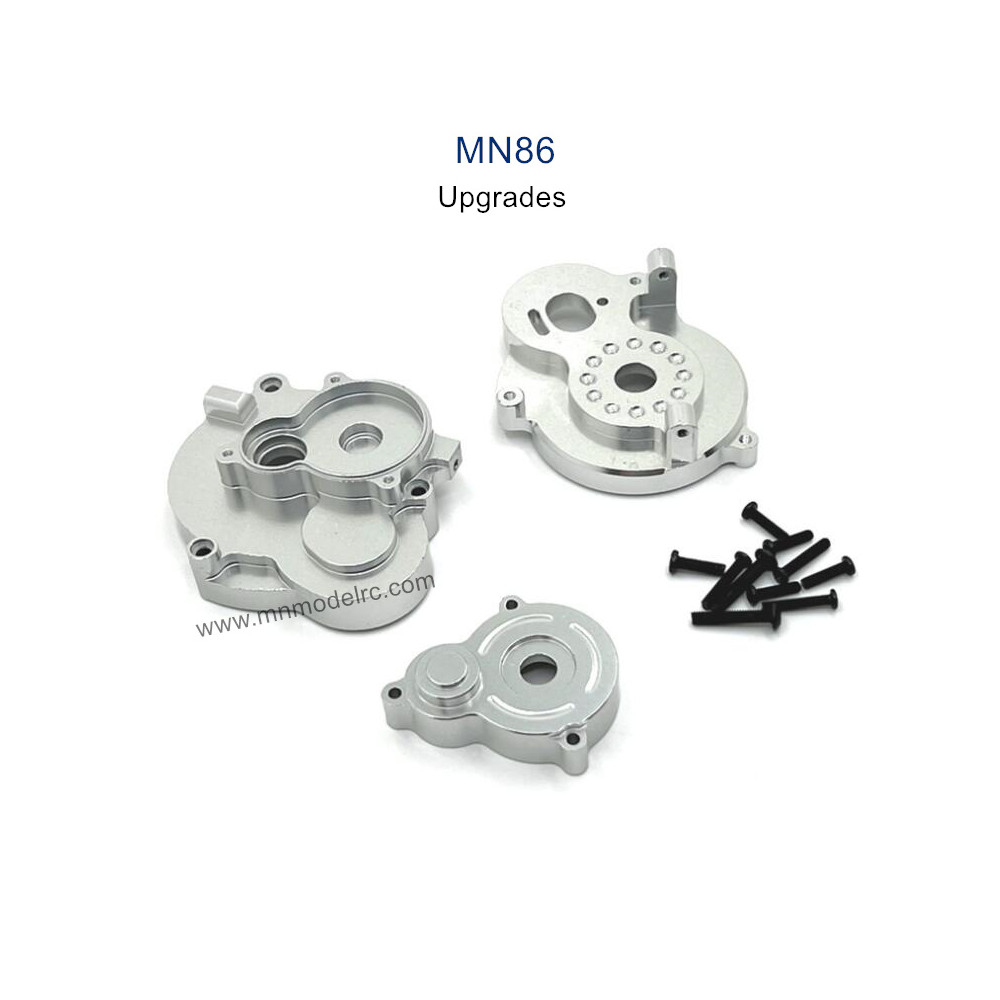 MN MODEL MN86 Upgrade parts Motor Gear Cover silver