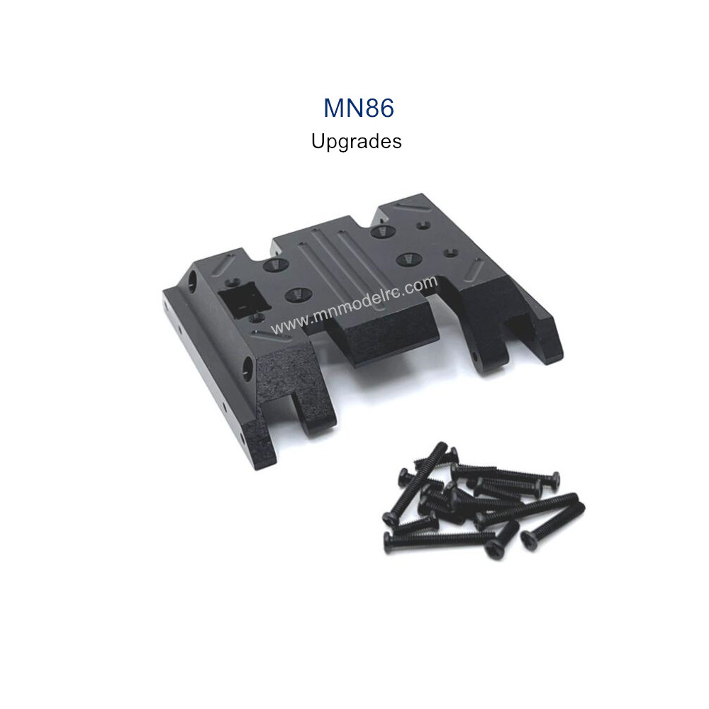 MN MODEL MN86 Upgrade parts Metal Central Gearbox Bottom Plate black