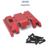 MN MODEL MN86 Upgrade parts Metal Central Gearbox Bottom Plate red