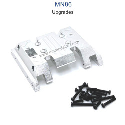 MN MODEL MN86 Upgrade parts Metal Central Gearbox Bottom Plate silver
