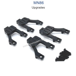 MN MODEL MN86 Upgrade parts Front and Rear Shock Frame black