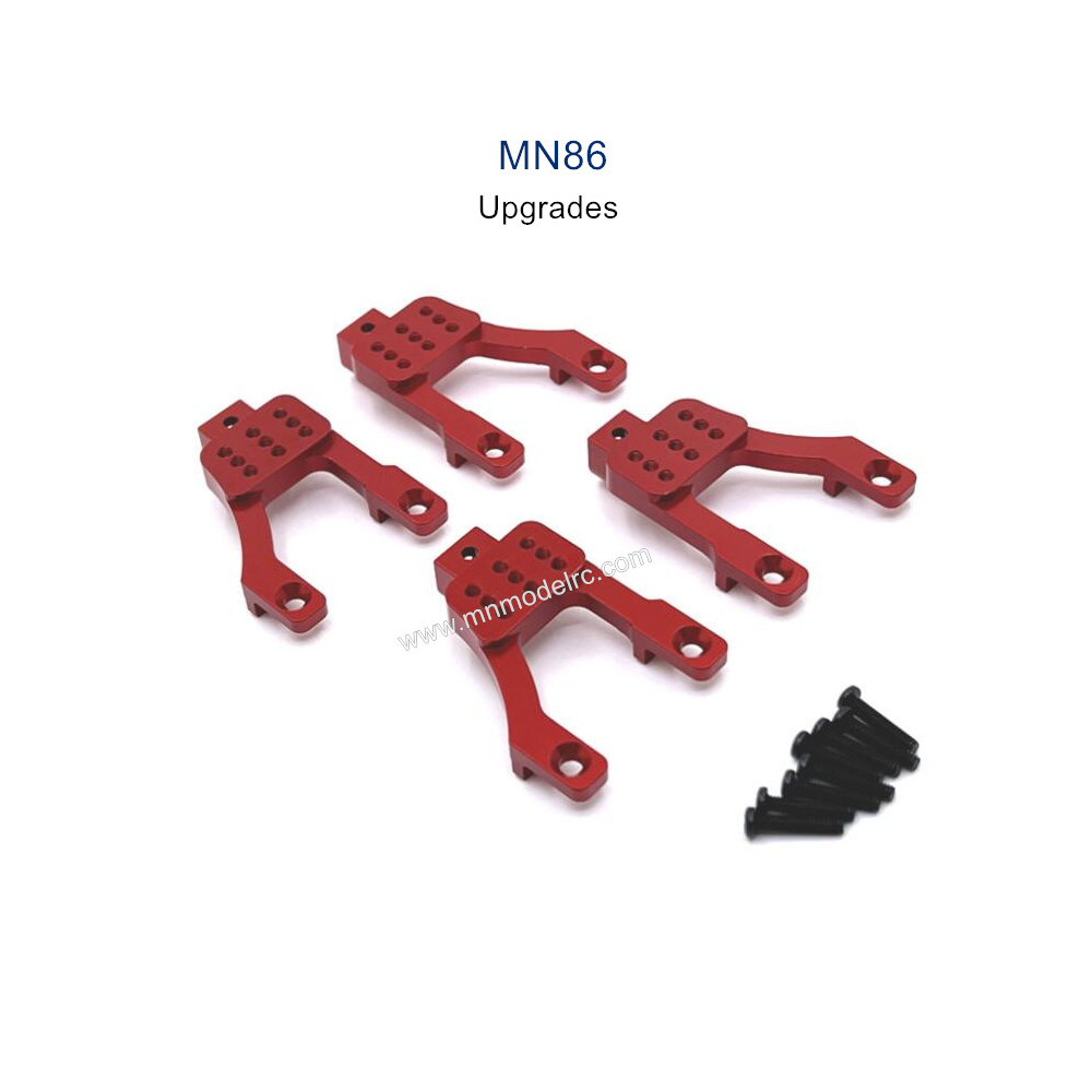 MN MODEL MN86 Upgrade parts Front and Rear Shock Frame red
