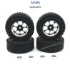 MN MODEL MN86 Upgrade parts Metal Hub and Tires black