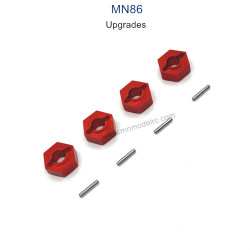 MN MODEL MN86 Upgrade parts Metal Hex Nuts