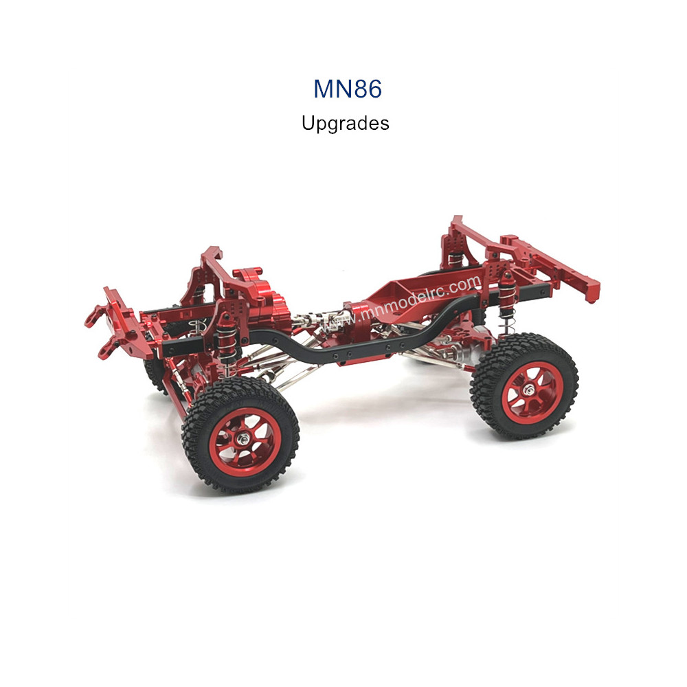 MN MODEL MN86 Upgrade parts Metal Car Body Assembly red
