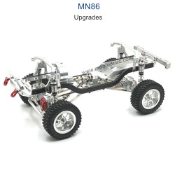 MN MODEL MN86 Upgrade parts Metal Car Body Assembly silver