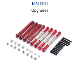 MN MODEL MN91 Upgrade parts Metal Connect Rods red