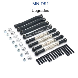 MN MODEL MN91 Upgrade parts Metal Connect Rods black