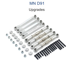 MN MODEL MN91 Upgrade parts Metal Connect Rods silver