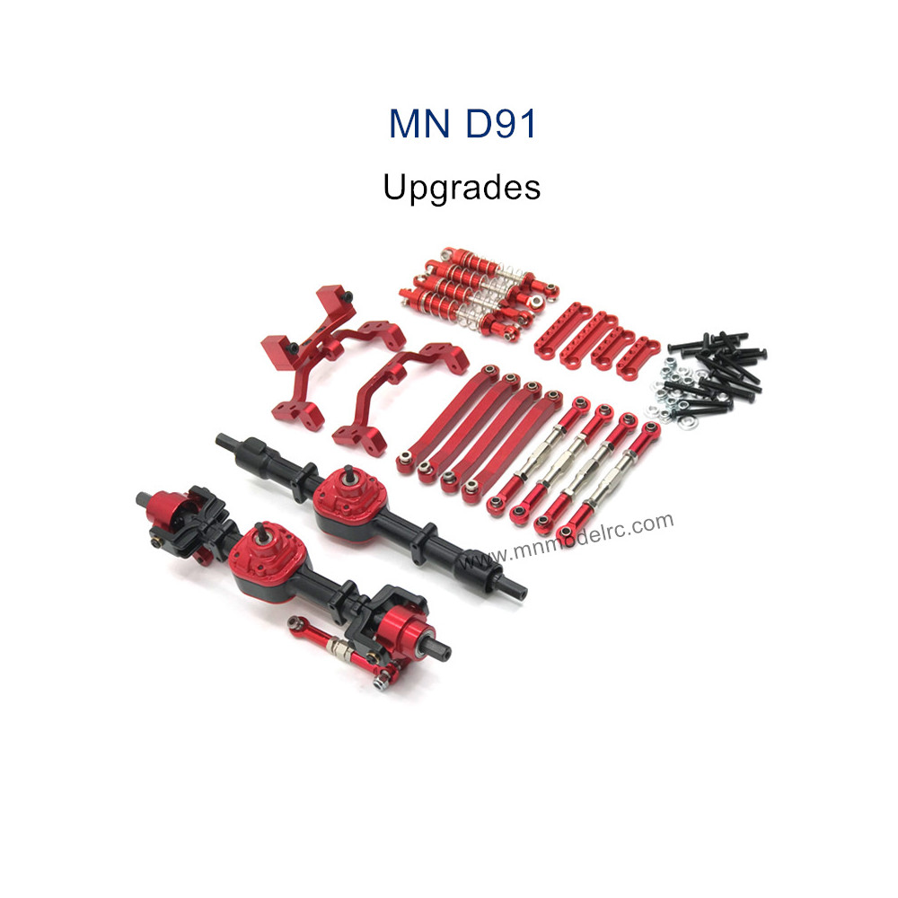MN MODEL MN91 Upgrade parts Metal Parts kit red