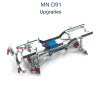MN MODEL MN91 Upgrade parts Metal Car Body Kit silver