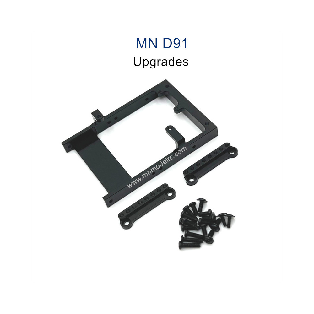MN MODEL MN91 Upgrade parts Servo Holder and Shock Seat black