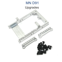 MN MODEL MN91 Upgrade parts Servo Holder and Shock Seat silver