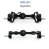 MN MODEL MN91 Upgrade parts Front and Rear Axle black
