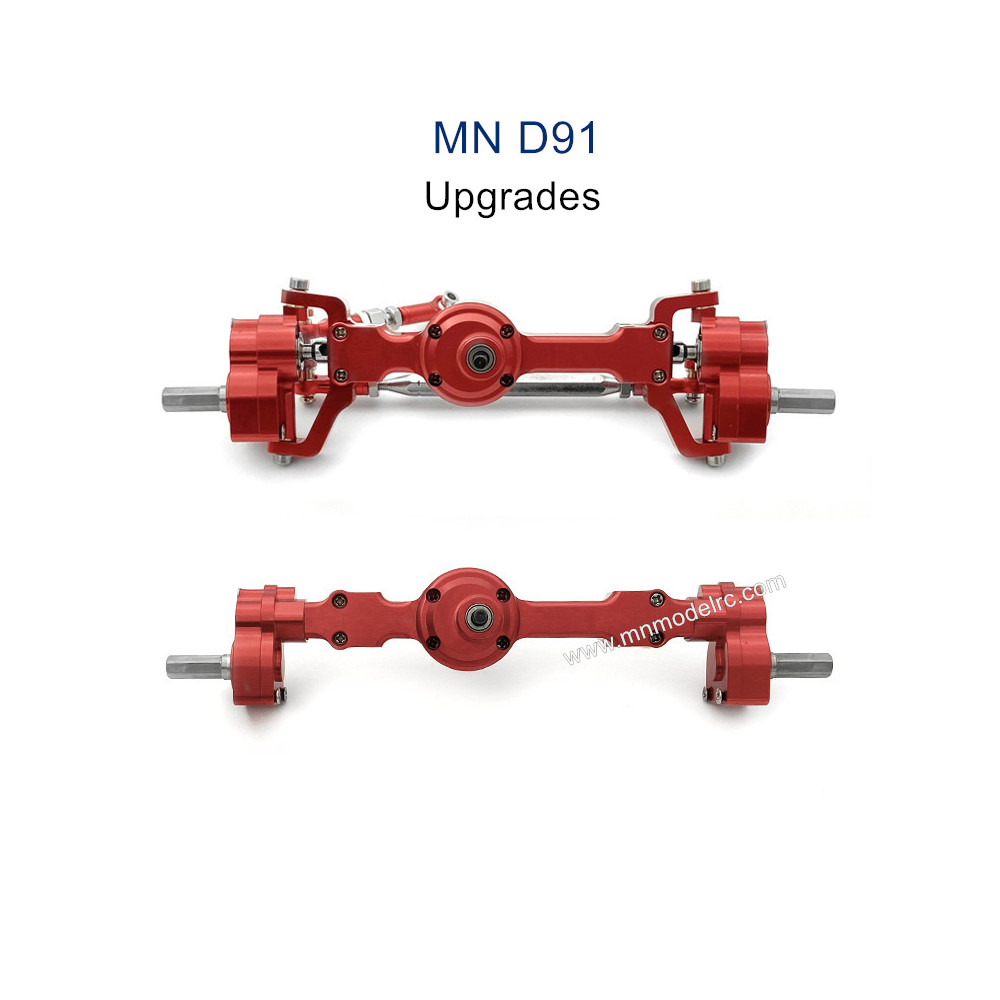 MN MODEL MN91 Upgrade parts Front and Rear Axle red