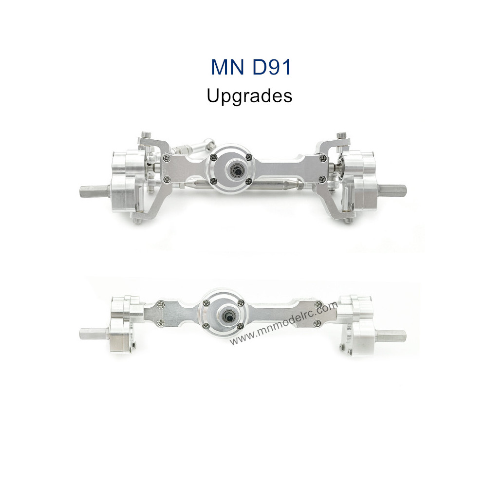 MN MODEL MN91 Upgrade parts Front and Rear Axle silver