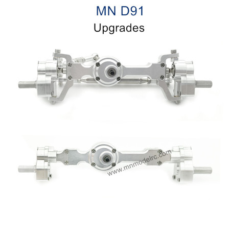 MN MODEL MN91 Upgrade parts Front and Rear Axle silver