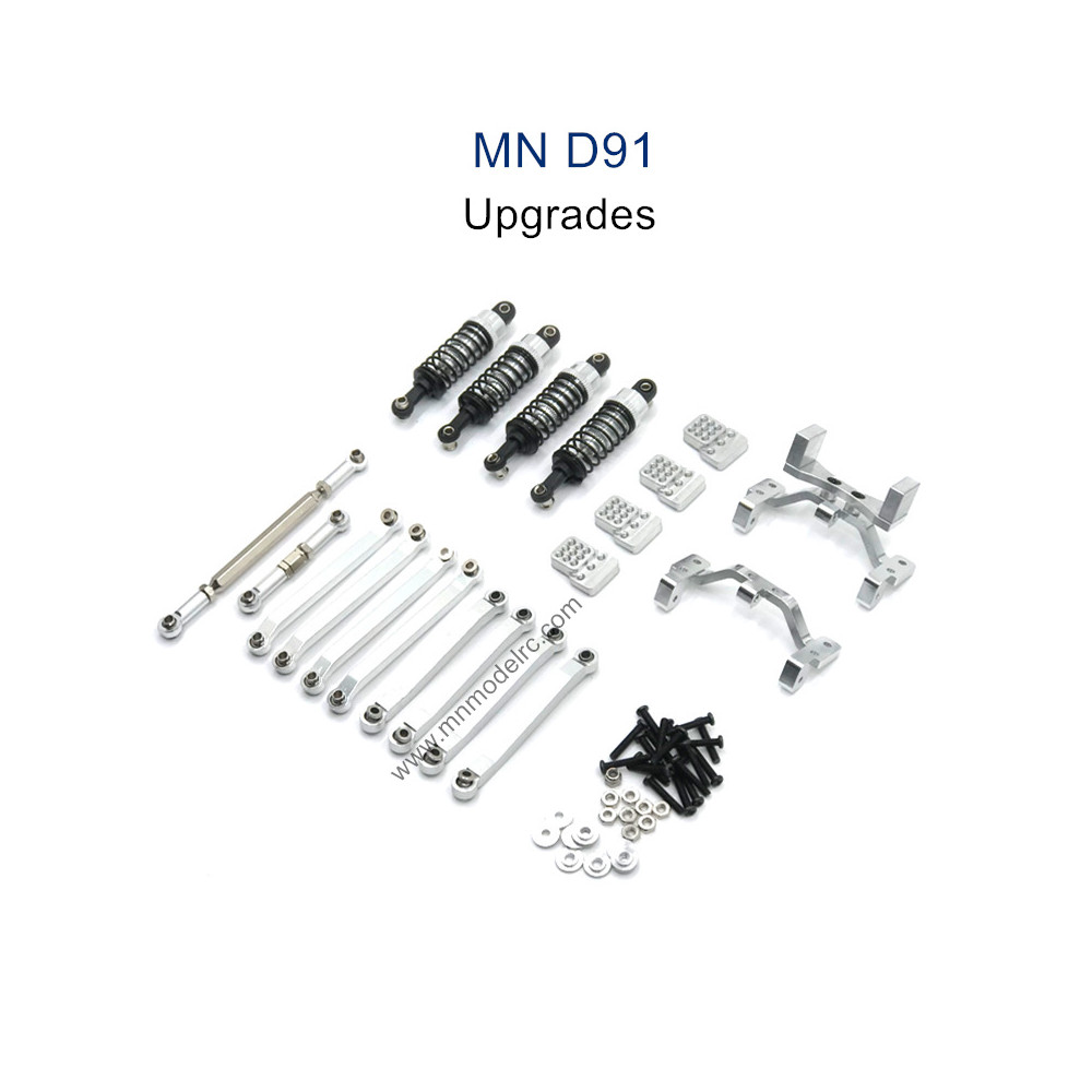 MN MODEL MN91 Upgrade parts Shock absorber and Connect Rod silver