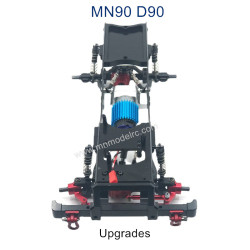 MN MODEL MN-90 Upgrade Parts Metal Car Body Kit black