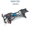 MN MODEL MN-90 Upgrades Metal Car Body Kit black