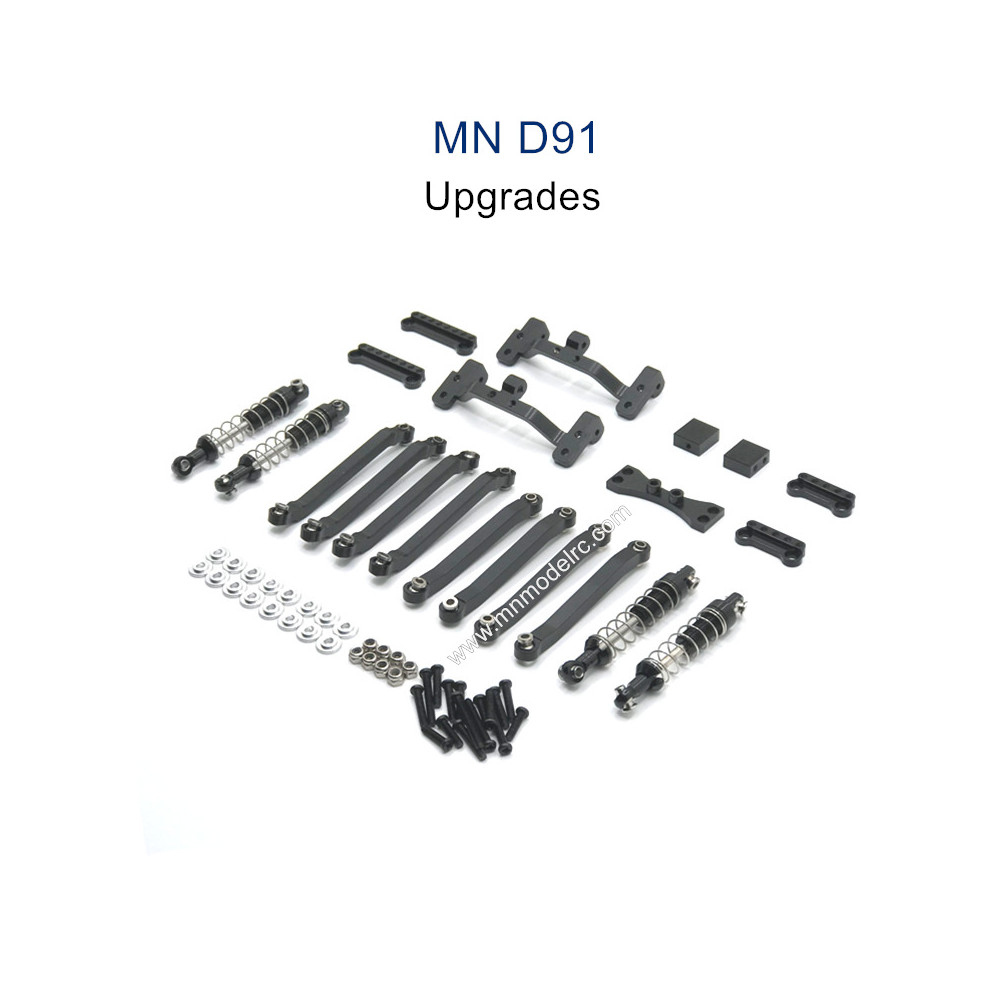 MN MODEL MN91 Upgrade parts Connect Rod and Shocks black