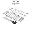 MN MODEL MN91 Upgrade parts Connect Rod and Shocks silver