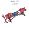 MN MODEL MN-90 Upgrade Parts Metal Car Body Kit red