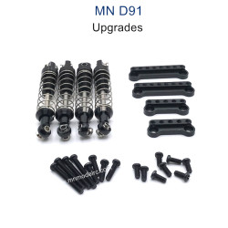 MN MODEL MN91 Upgrade parts Metal Shock and Shock Seat black