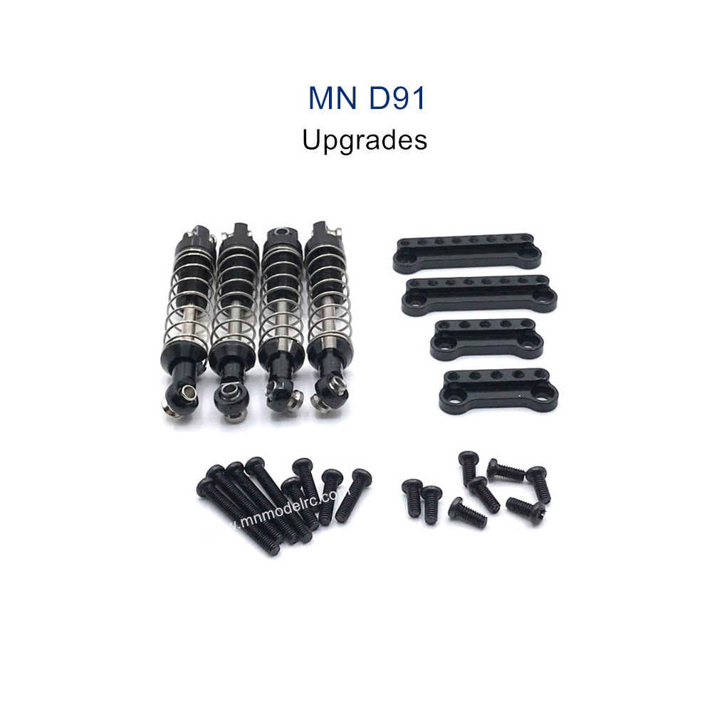 MN MODEL MN91 Upgrade parts Metal Shock and Shock Seat black