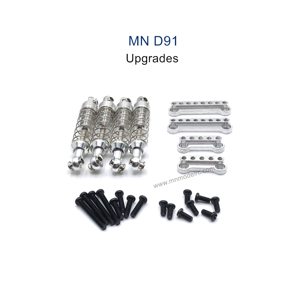MN MODEL MN91 Upgrade parts Metal Shock and Shock Seat silver