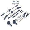 MN MODEL MN91 Upgrade parts front and Rear Axle and Connect Rods black