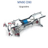 MN MODEL MN-90 Upgrades Metal Car Body Kit silver
