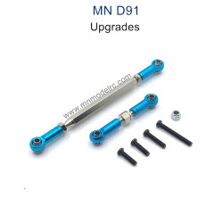 MN MODEL MN91 Upgrade parts Steering and Servo Connect Rods blue