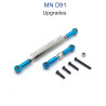 MN MODEL MN91 Upgrade parts Steering and Servo Connect Rods blue