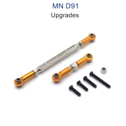 MN MODEL MN91 Upgrade parts Steering and Servo Connect Rods yellow