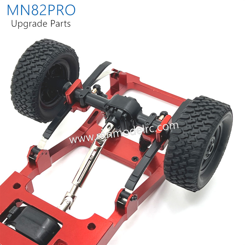 14-MN_MODEL_MN82PRO_Upgrade_Parts_Rear_axle_spring_plate_fixing_parts_Effect_picture