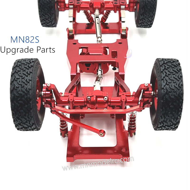 46-MN_MODEL_MN82S_Upgrade_Parts_Metal_upgrade_modification_door_bridge_frame_chassis_red-5