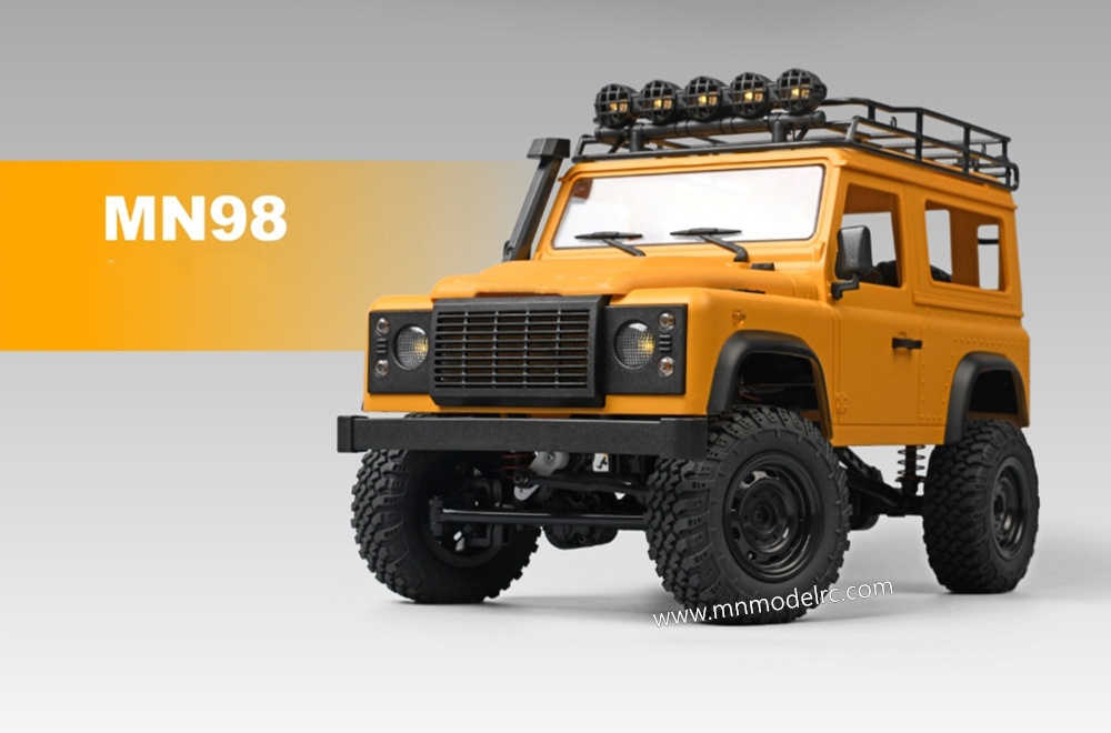MN MODEL MN99S V2 RC CAR yellow